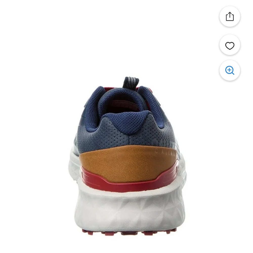 NWT Callaway Pacific XT Leather Golf Shoe, Blue - Picture 6 of 7